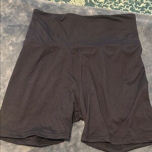 Women's Black High-Waisted Shorts